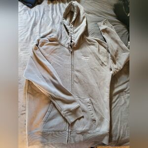 Hollister | Light Gray Fleece-Lined Hoodie